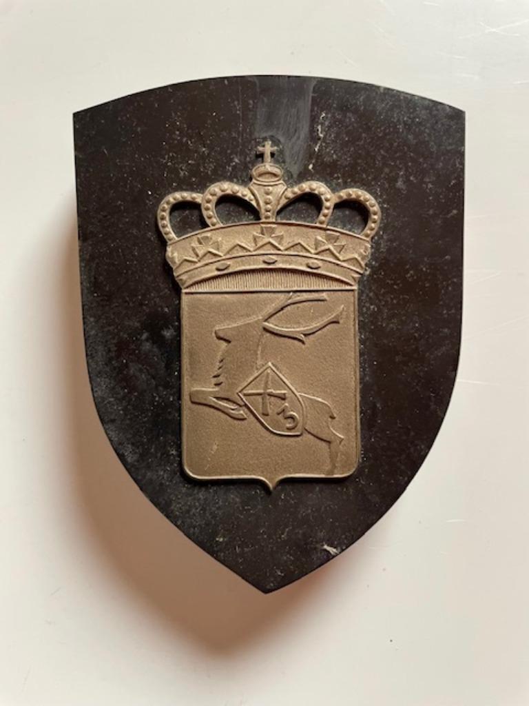 À vendre : blason/bouclier en pierre OC No. 3, Collections, Objets militaires | Général, Autres, Enlèvement ou Envoi