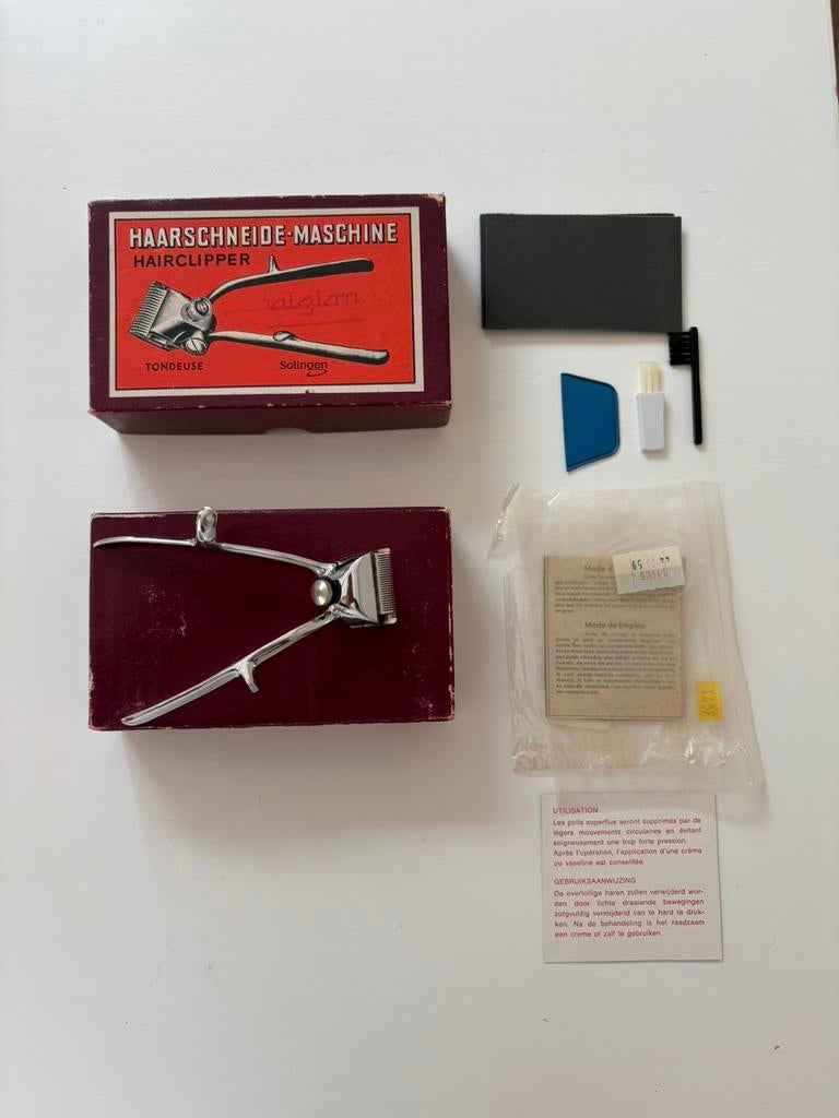Vintage grasmaaier, Ophalen