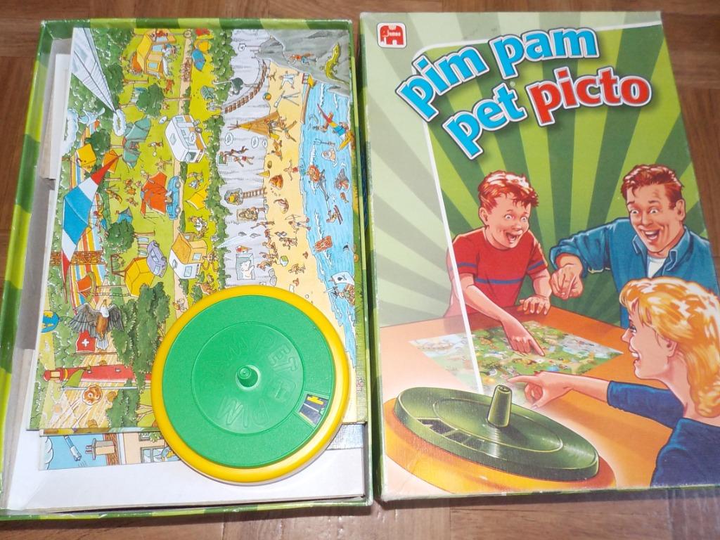 Pim pam pet picto gezelschapsspel, Hobby en Vrije tijd, Ophalen of Verzenden