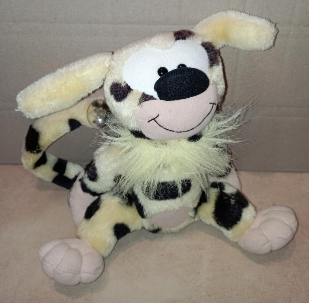 Knuffel Marsupilami (met zuignappen), Kinderen en Baby's, Ophalen of Verzenden, Zo goed als nieuw, Overige typen