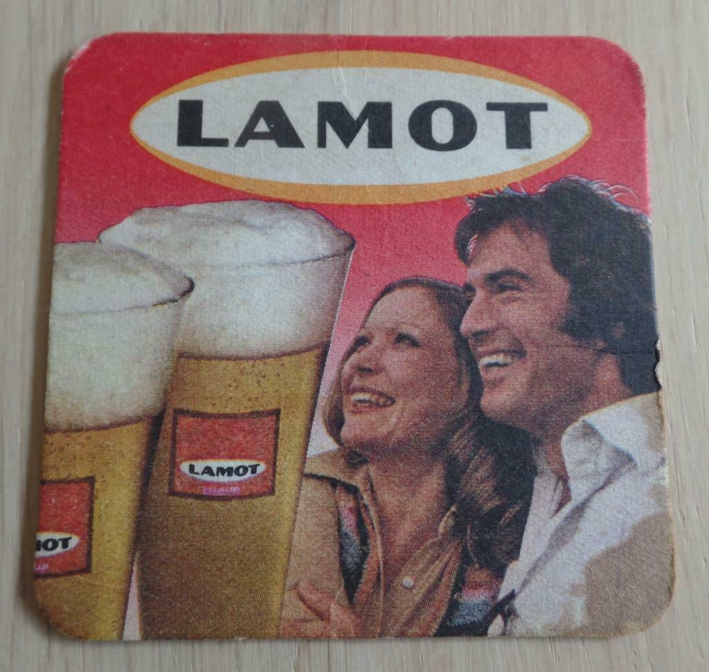 Bierviltje Lamot, Enlèvement ou Envoi, Utilisé, Sous-bock, Autres marques