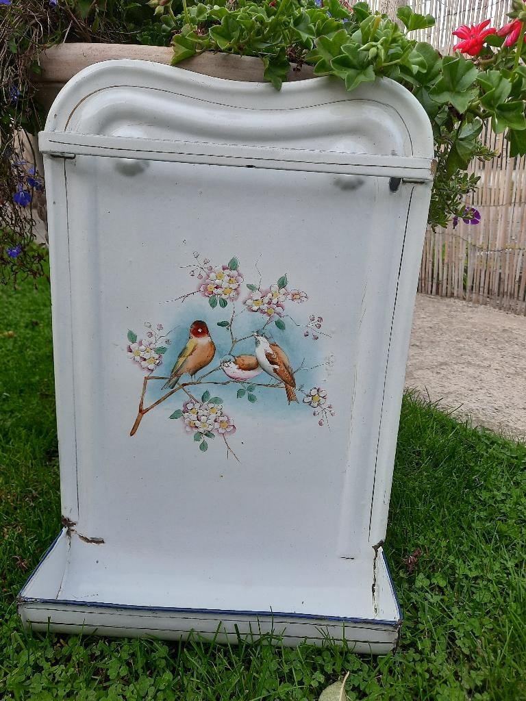 PORTE LOUCHES EN TÔLE EMAILLE. EMAILLE.EMAIL., Enlèvement ou Envoi
