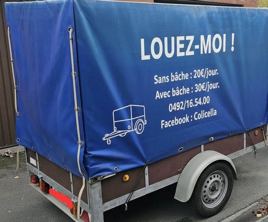 Loacation remorque, Enlèvement, Comme neuf