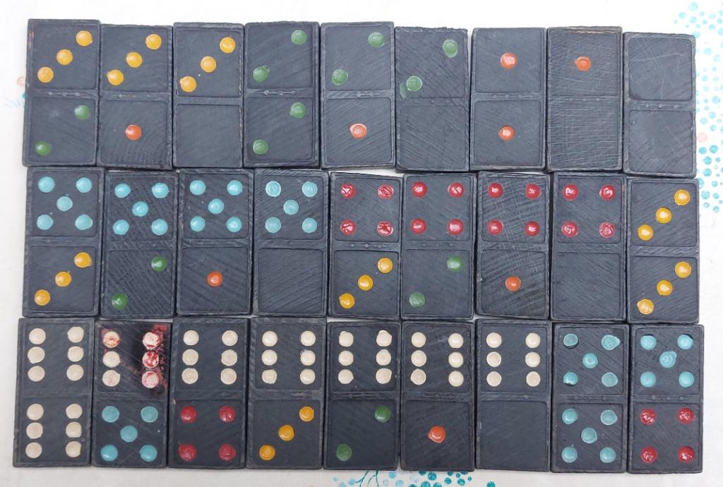 VINTAGE DOMINO, Hobby en Vrije tijd, Ophalen of Verzenden, Gebruikt