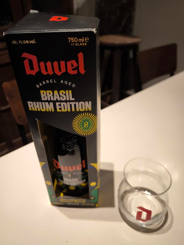 Duvel glas Rum editie, Ophalen