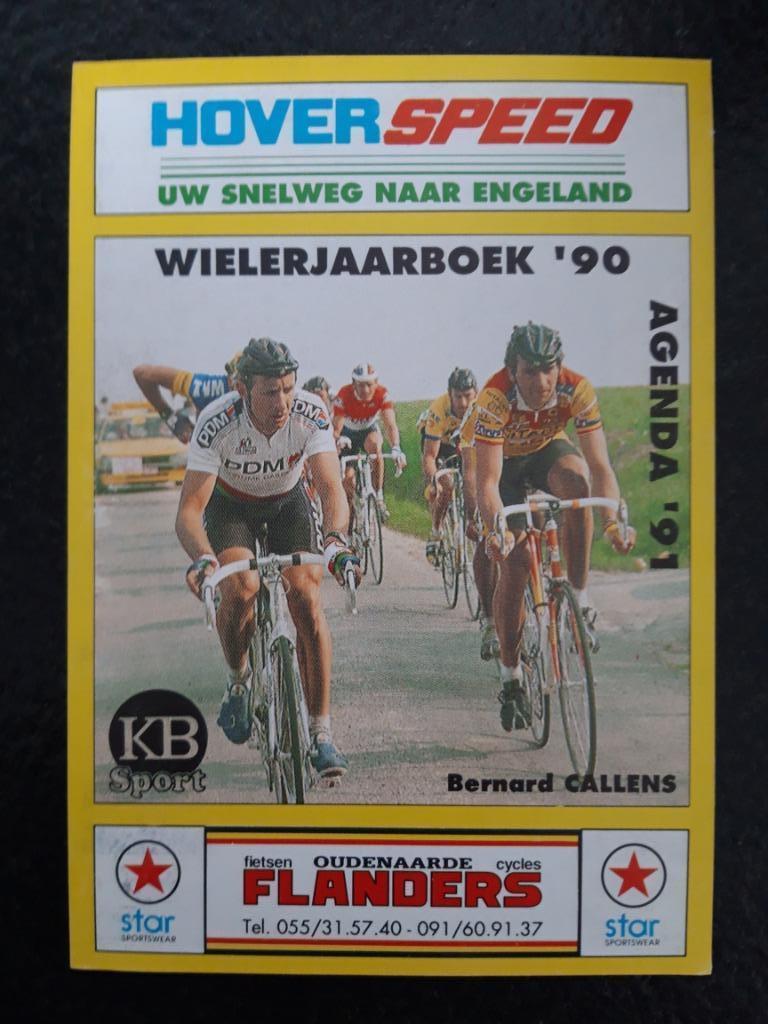 Wielerjaarboek 1990, Verzenden, Nieuw, Lopen en Fietsen, Bernard Callens