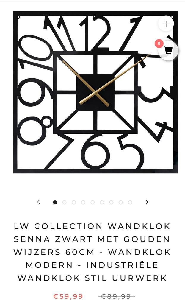 Klok nieuw!  Design, Ophalen, Nieuw