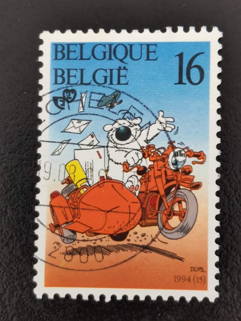 Belgique 1994 - personnages de dessins animés - Cubitus, Enlèvement ou Envoi, Affranchi, Véhicules