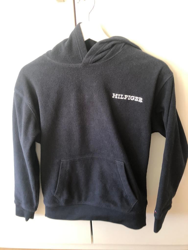 Tommy Hilfiger fleece hoodie - maat 152, Ophalen of Verzenden, Gebruikt, Jongen, Trui of Vest