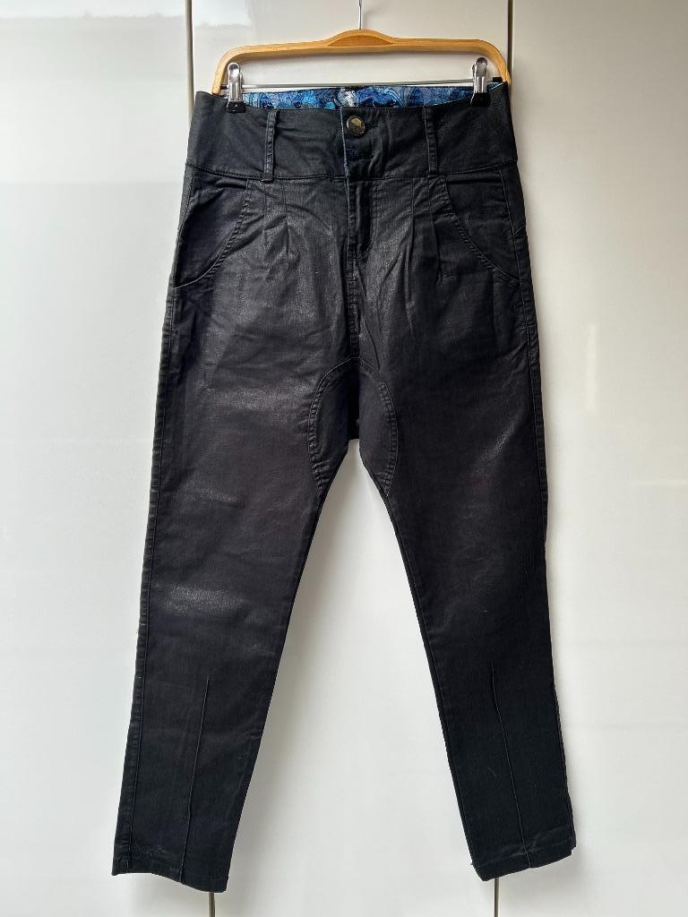 Gecoate harembroek - Maat 38, Maat 38/40 (M), Sans marque, Zwart, Ophalen of Verzenden