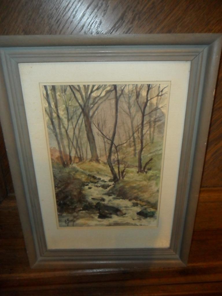 Aquarelle de Edouard Genot (Huy 1914-2001), Antiquités & Art, Art | Peinture | Classique, Enlèvement ou Envoi