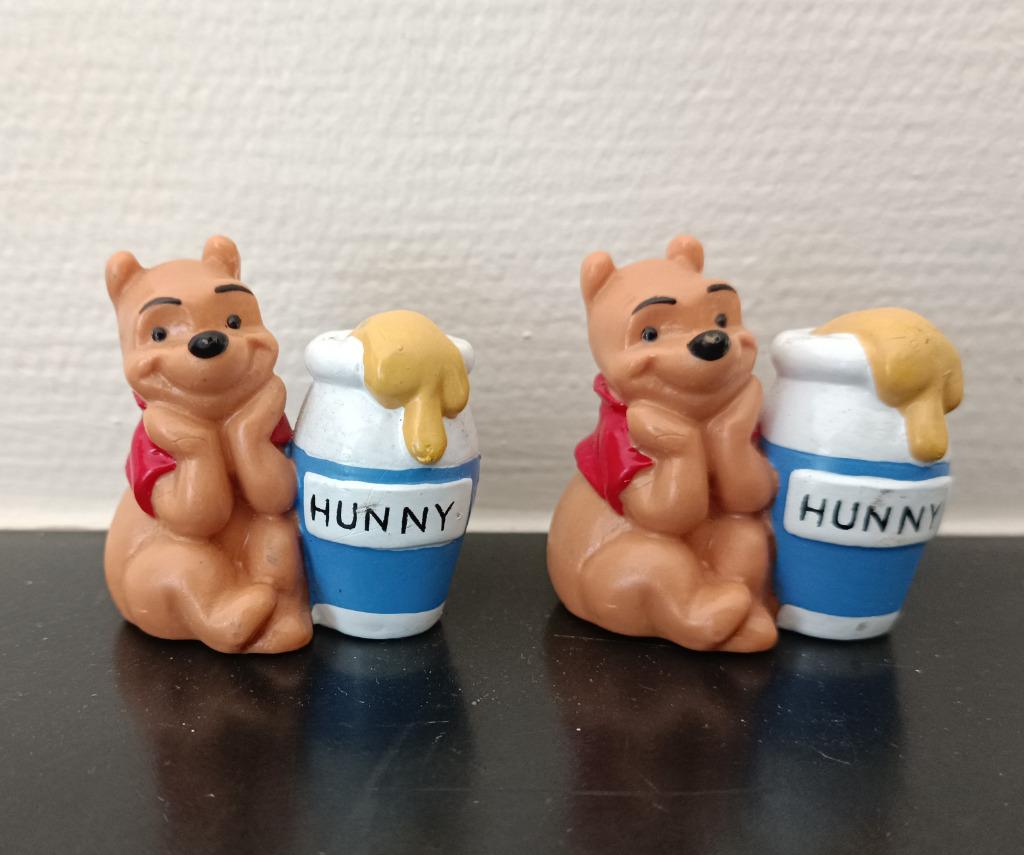 2 ours Winnie l'ourson., Enlèvement, Winnie l'Ourson ou amis, Comme neuf, Statue ou Figurine