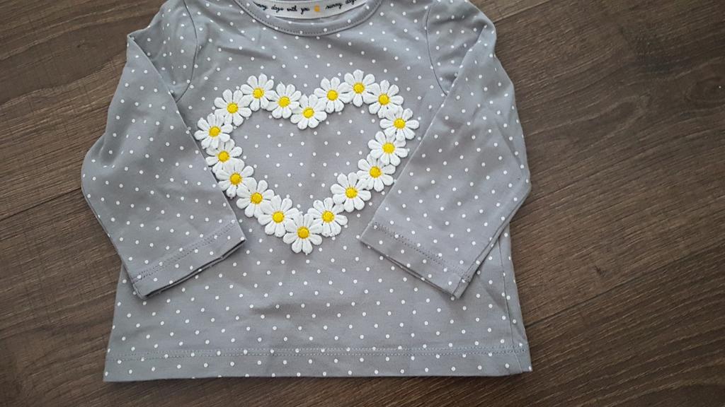 Grijs meisjesblouse maat 68, Ophalen of Verzenden
