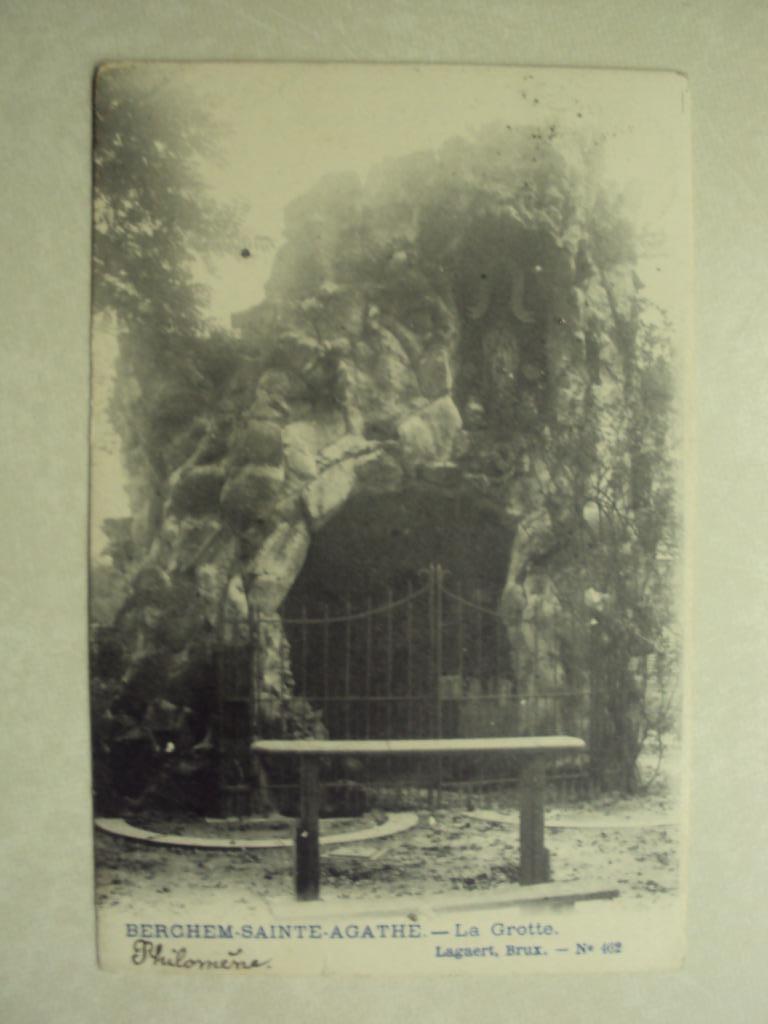 57369 - BERCHEM-SAINTE-AGATHE - LA GROTTE - ZIE 2 FOTO'S, Envoi