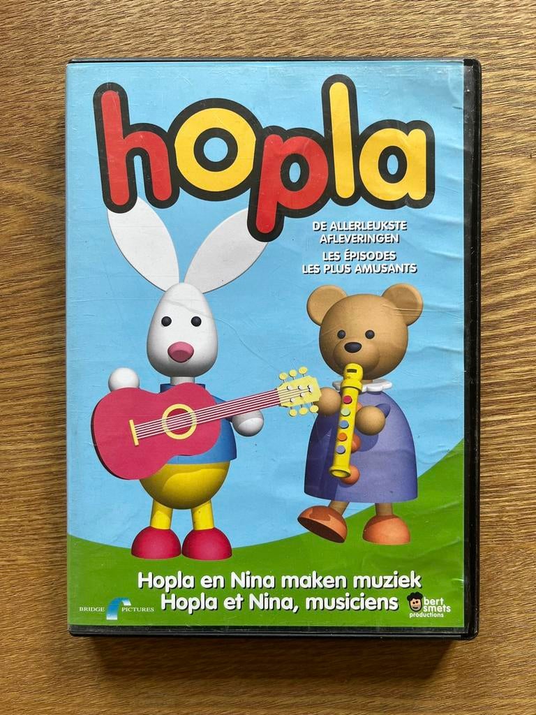 DVD Hopla: Hopla en Nina maken muziek, Cd's en Dvd's, Alle leeftijden, Ophalen of Verzenden, Zo goed als nieuw, Tekenfilm