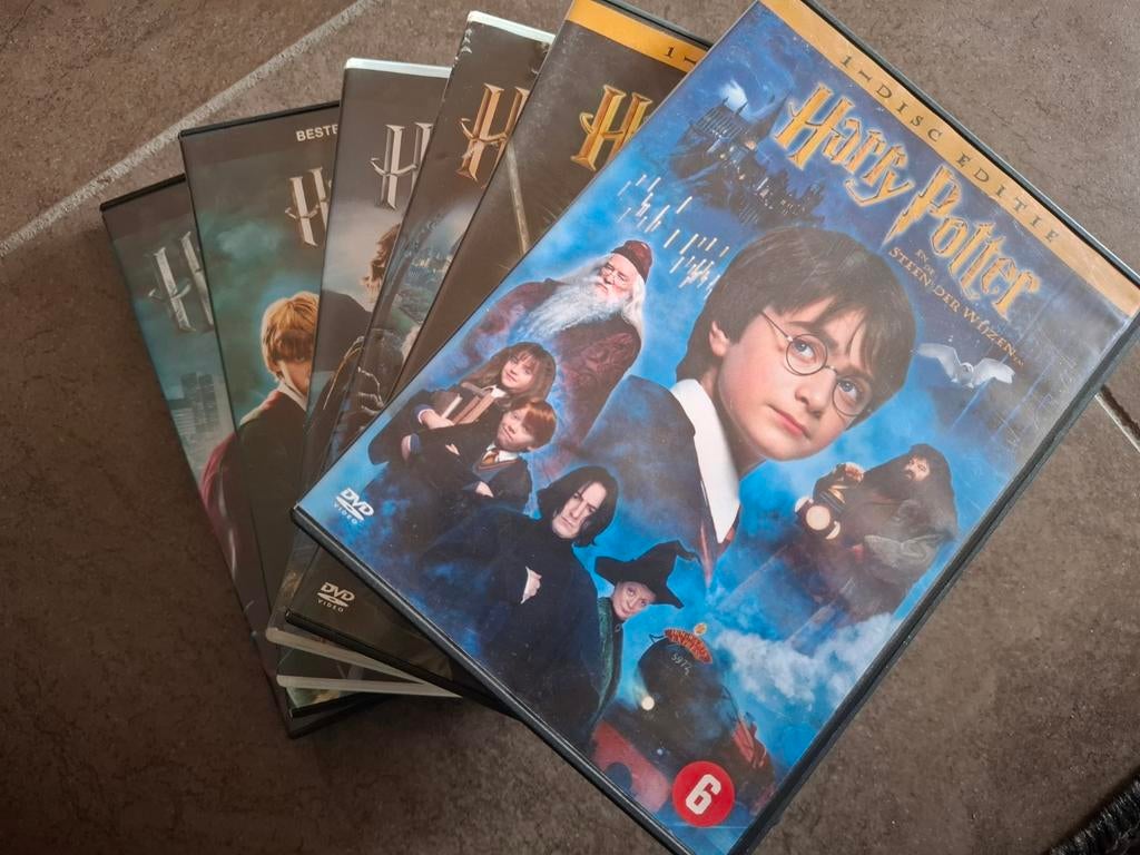 Eerste 4 Harry Potter DVD's, Verzamelen, Harry Potter, Ophalen, Gebruikt, Overige typen