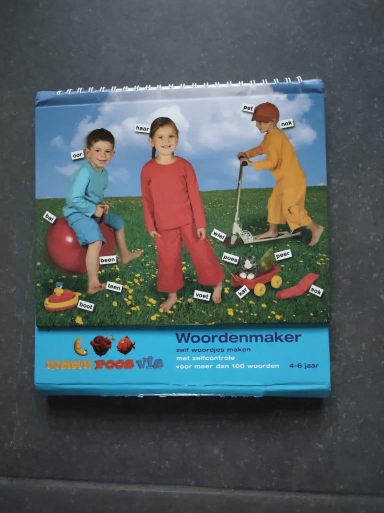 Woordenmaker maan-roos-vis, Kinderen en Baby's, Ophalen, Zo goed als nieuw, Taal en Lezen