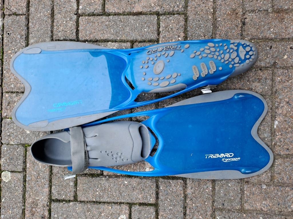 Binnenzwemvliezen tribord maat 44/45, Watersport en Boten, Ophalen, Zo goed als nieuw