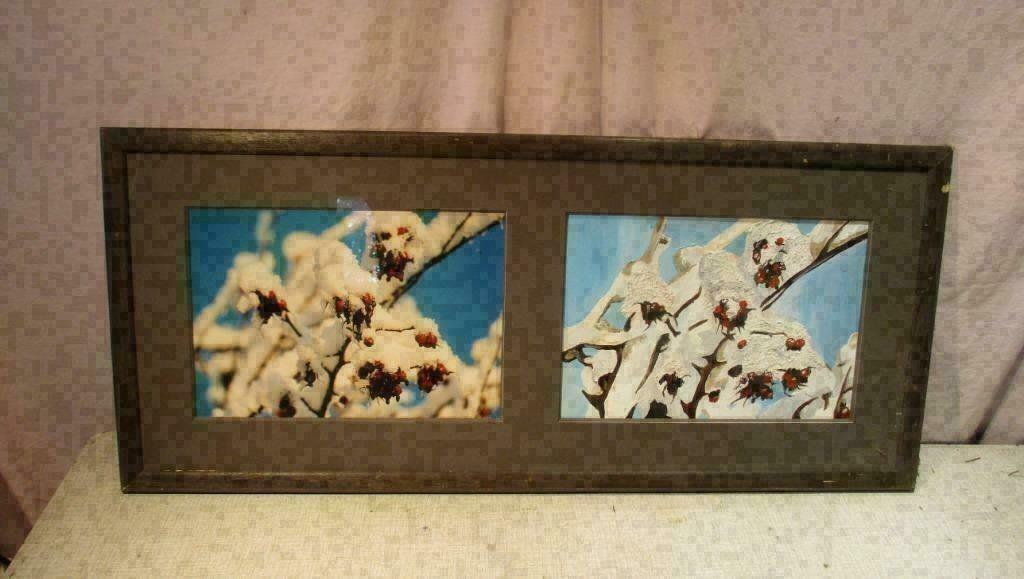 Mooie grote Langwerpige houten Fotolijst - 80x36, Ophalen of Verzenden, Zo goed als nieuw