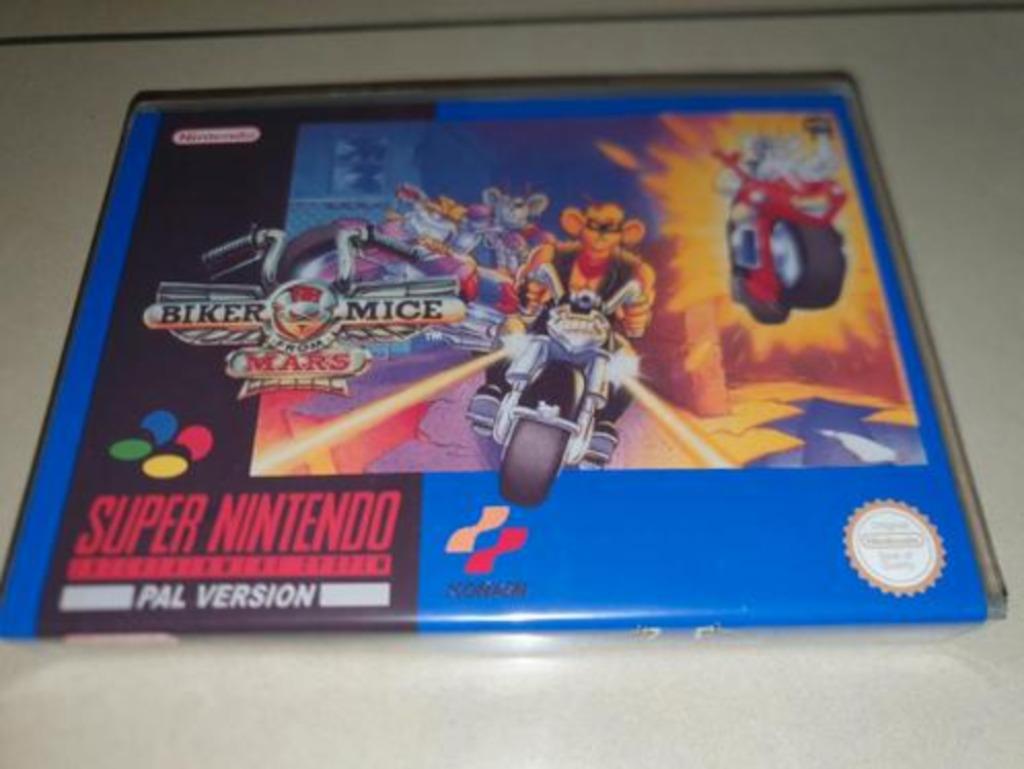 Biker Mice From Mars SNES Game Case, Games en Spelcomputers, Games | Nintendo Super NES, Zo goed als nieuw, Verzenden