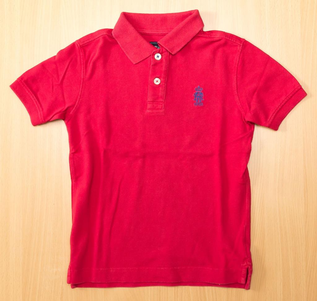 Rode polo River Woods, maat 8 jaar, Enfants & Bébés, Vêtements enfant | Taille 128, Garçon, River Woods, Enlèvement ou Envoi, Chemise ou À manches longues