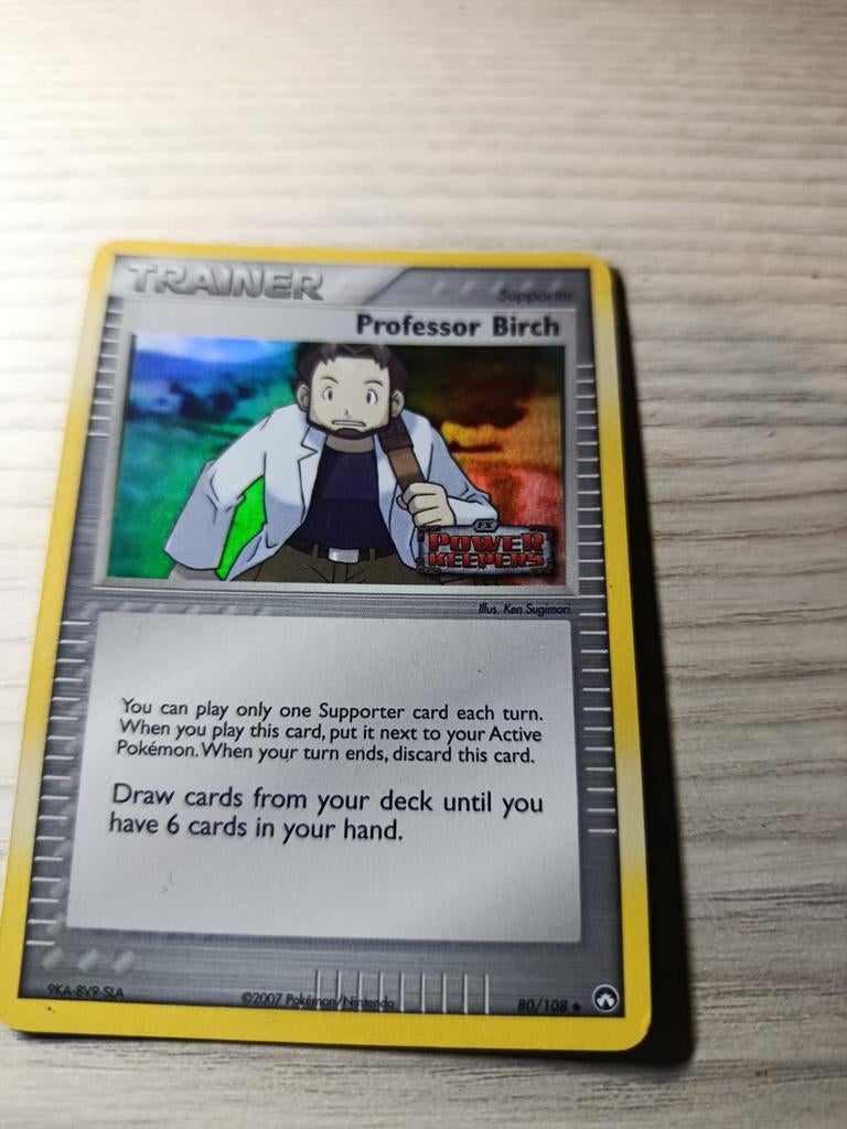 Professeur Birch Holo, entraîneur de Pokémon, Enlèvement ou Envoi