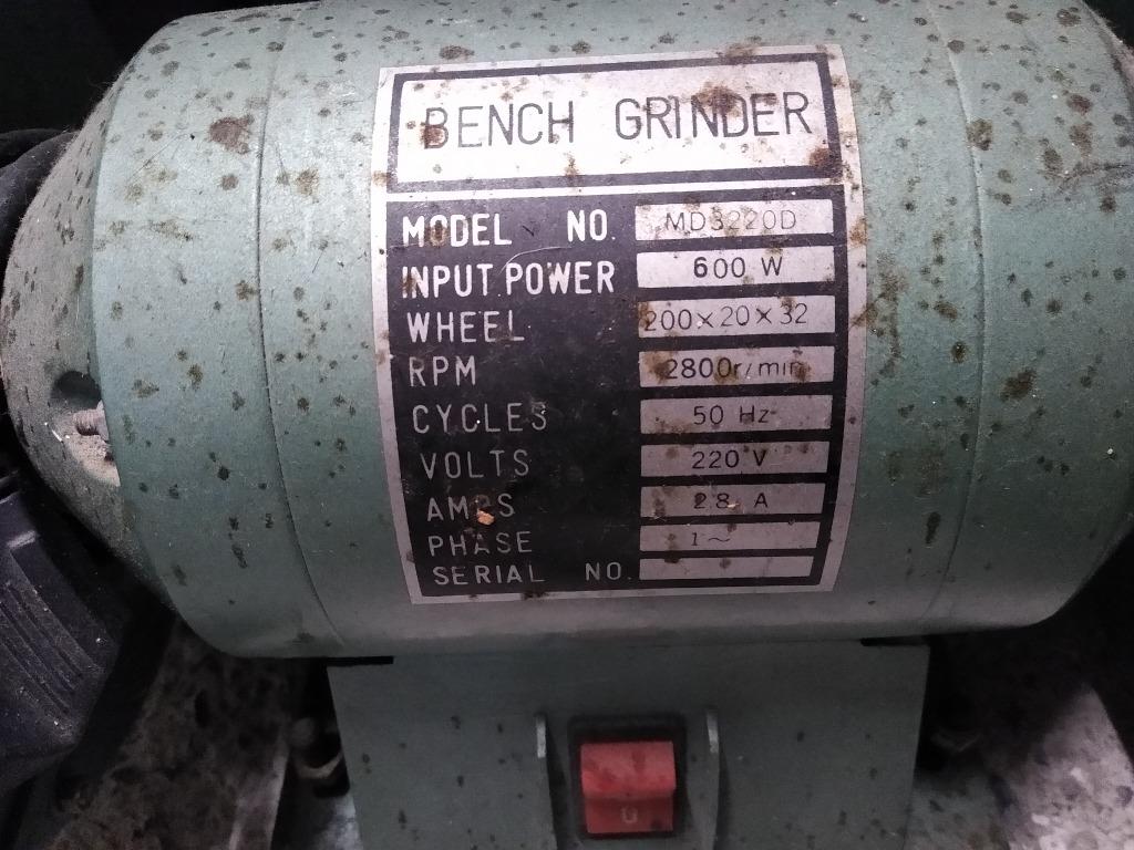 Touret à meuler, Enlèvement, Utilisé