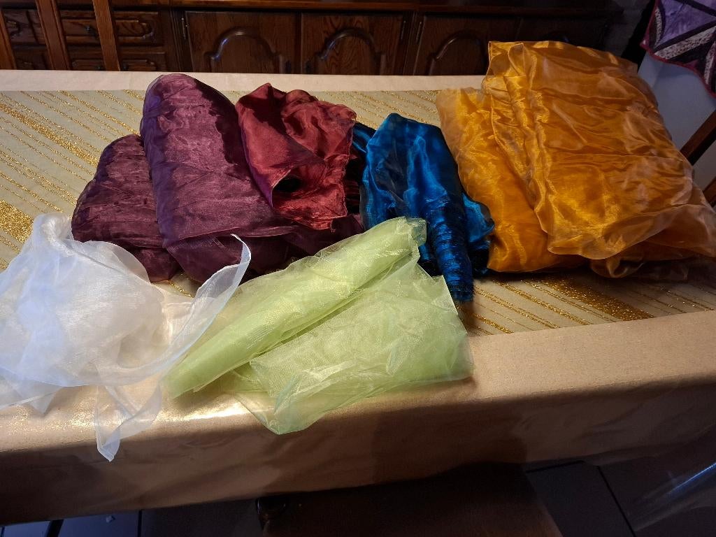 organza stoffen, Hobby en Vrije tijd, Ophalen of Verzenden, Nieuw, Overige materialen