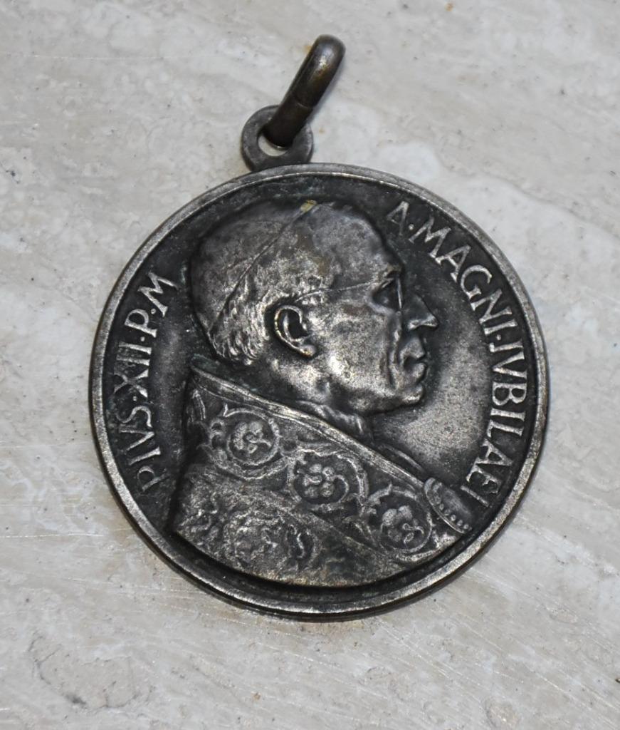 Pius XII  medaille, Verzenden, Gebruikt, Overige typen, Christendom | Katholiek