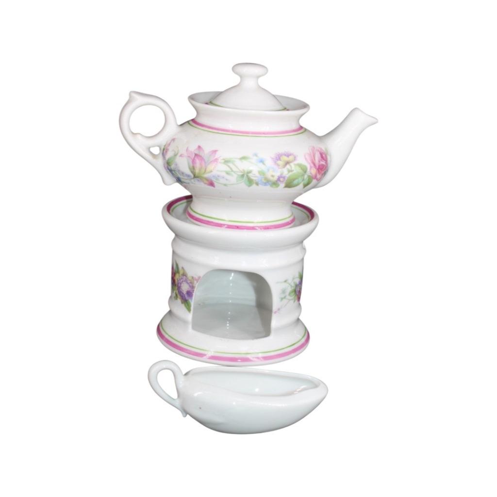 Élégante Tisanière en Porcelaine de Limoges, Antiquités & Art, Enlèvement ou Envoi