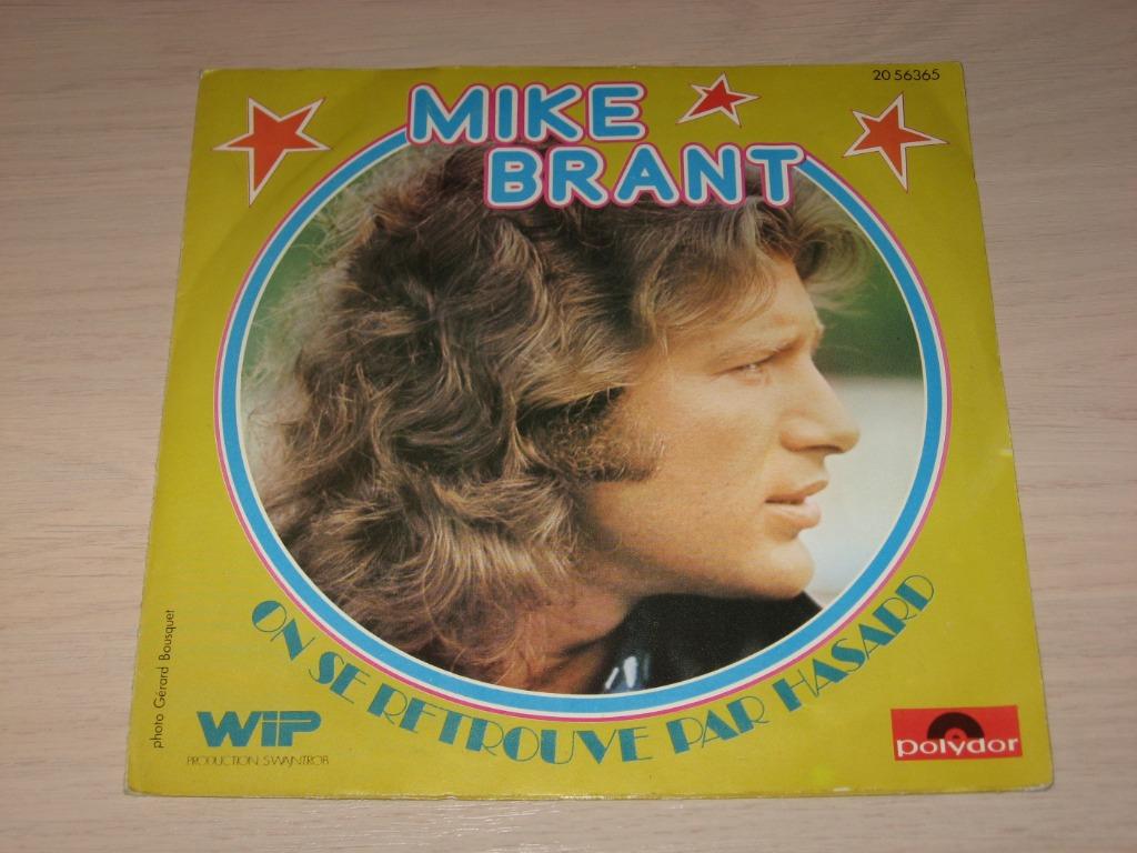 disque vinyl 45 tours mike brant On Se Retrouve Par Hasard, Enlèvement ou Envoi, Comme neuf
