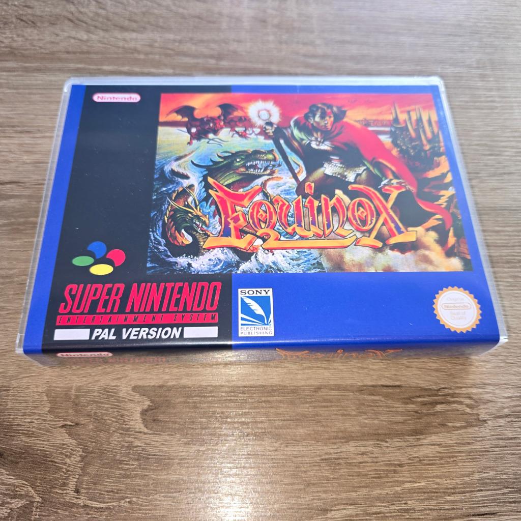 Equinox SNES Game Case, Envoi, Comme neuf