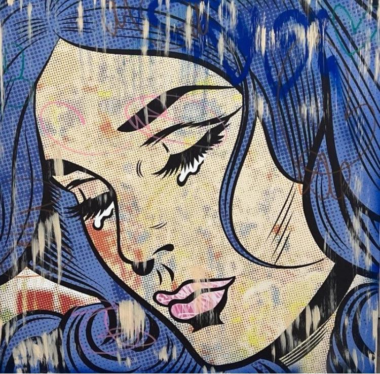 Dillon Boy : œuvre unique de l’artiste 91,44 par 91,44 cm, Enlèvement ou Envoi