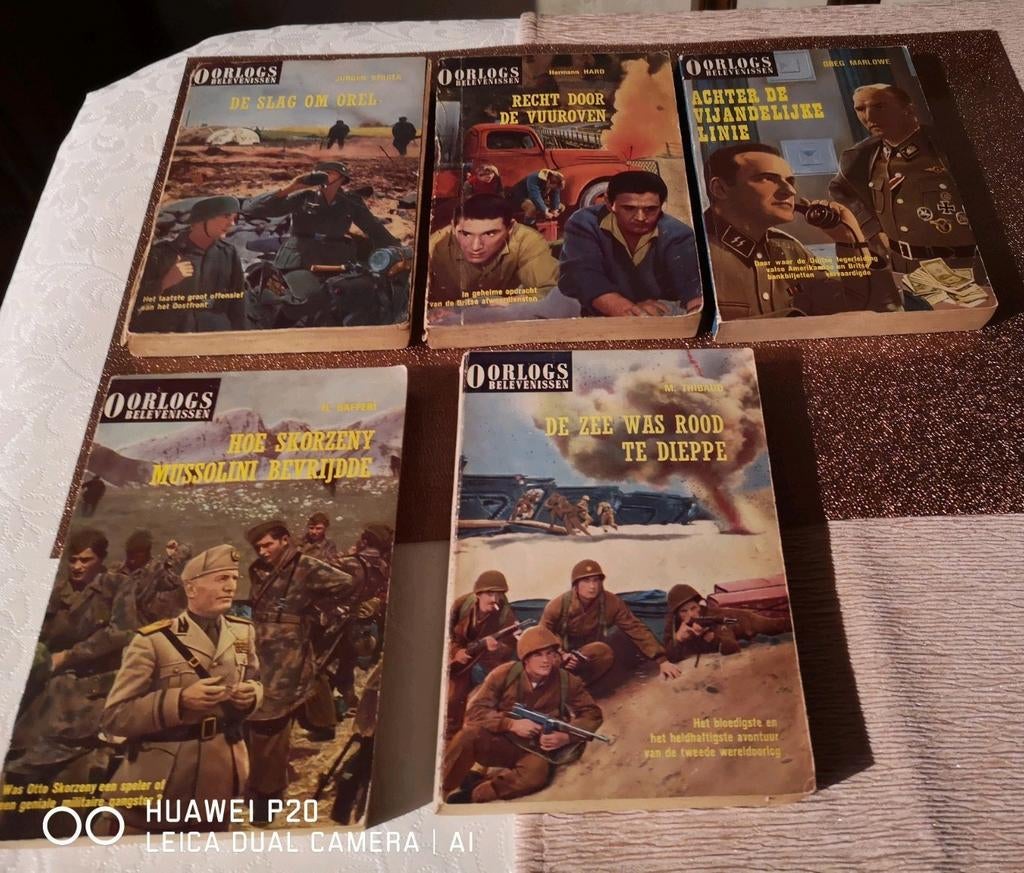 5 leesboekjes Oorlog/achter de vijandelijke linie en 4 ander, Ophalen of Verzenden