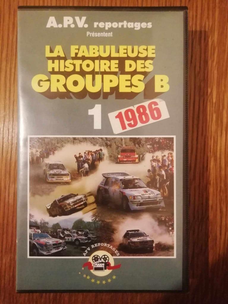 Cassette VHS Saison 1986 Rallye Groupe B, Ophalen of Verzenden