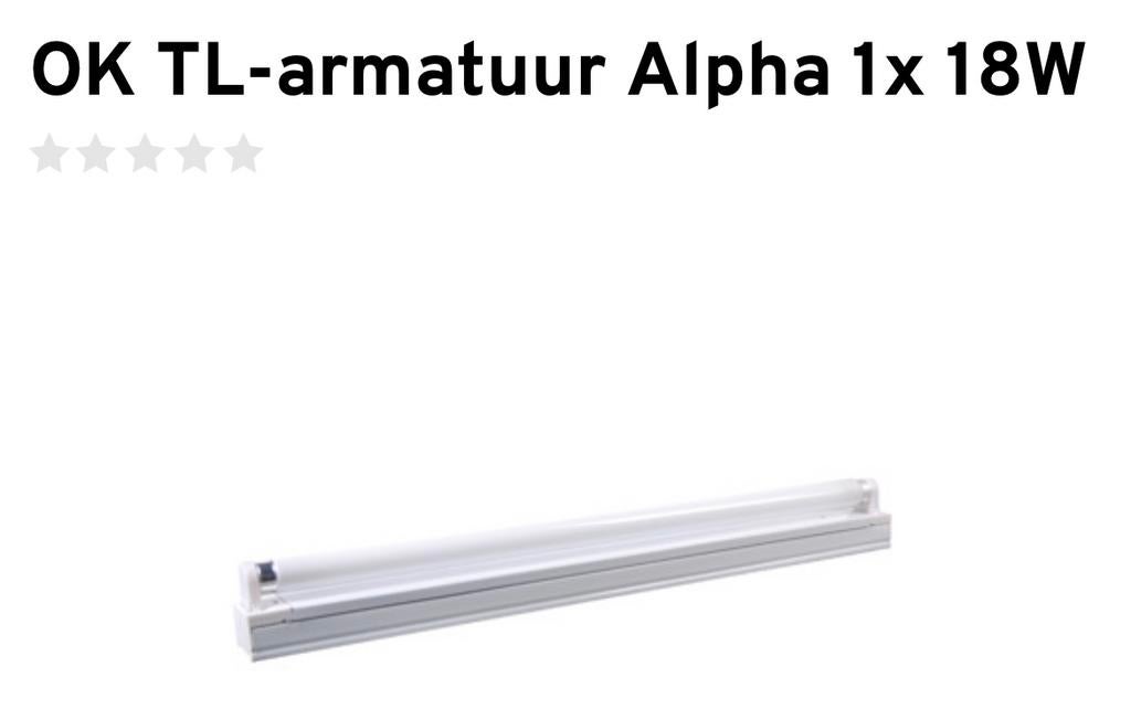 TL verlichting, Huis en Inrichting, Lampen | Plafondlampen, Ophalen of Verzenden, Zo goed als nieuw