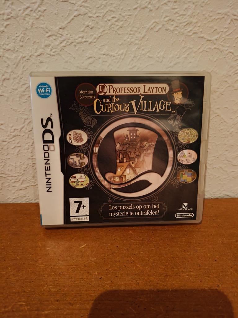 Professor Layton and the curious village Nintendo DS, Puzzel en Educatief, Gebruikt, 1 speler, Ophalen of Verzenden