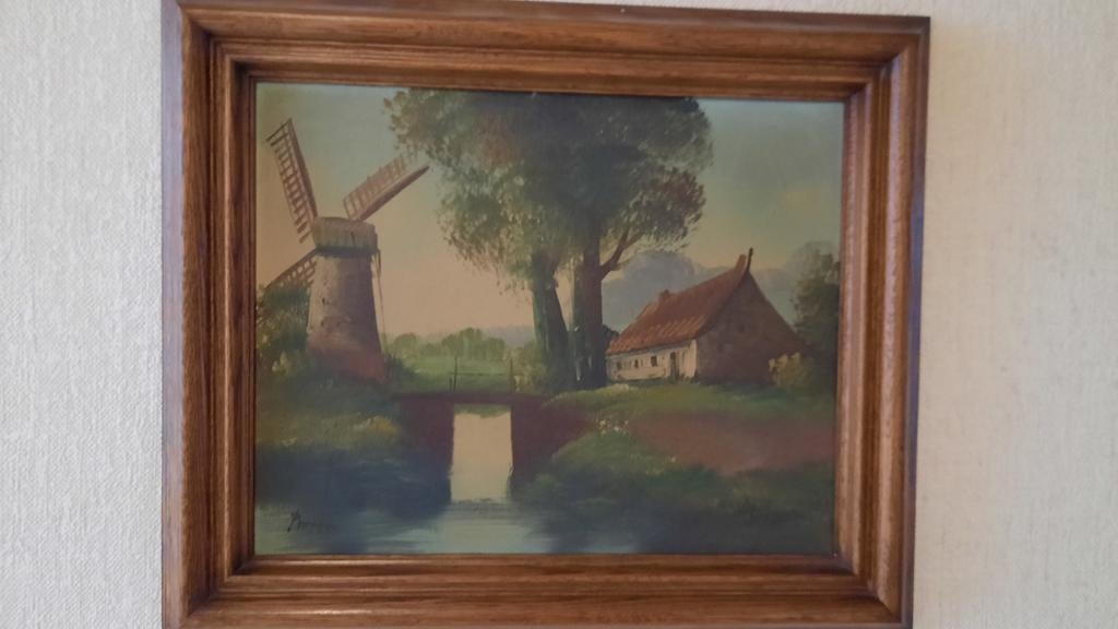 schilderij van PETEM ?, Antiek en Kunst, Ophalen