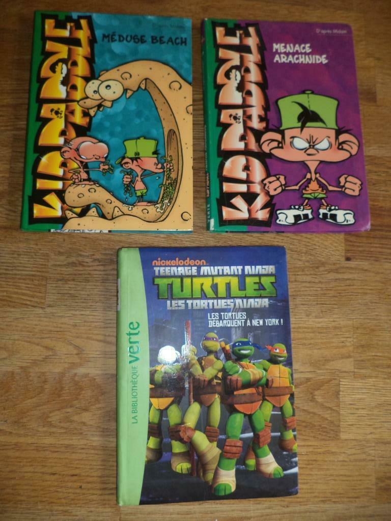 Lot de Kid Paddle Tortues Ninja Bibliothèque verte, Enlèvement ou Envoi, Comme neuf, Fiction général