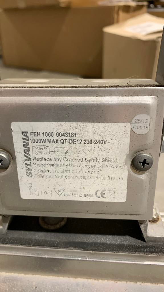 Sylvania FEH 1000 0043181, Enlèvement, Utilisé
