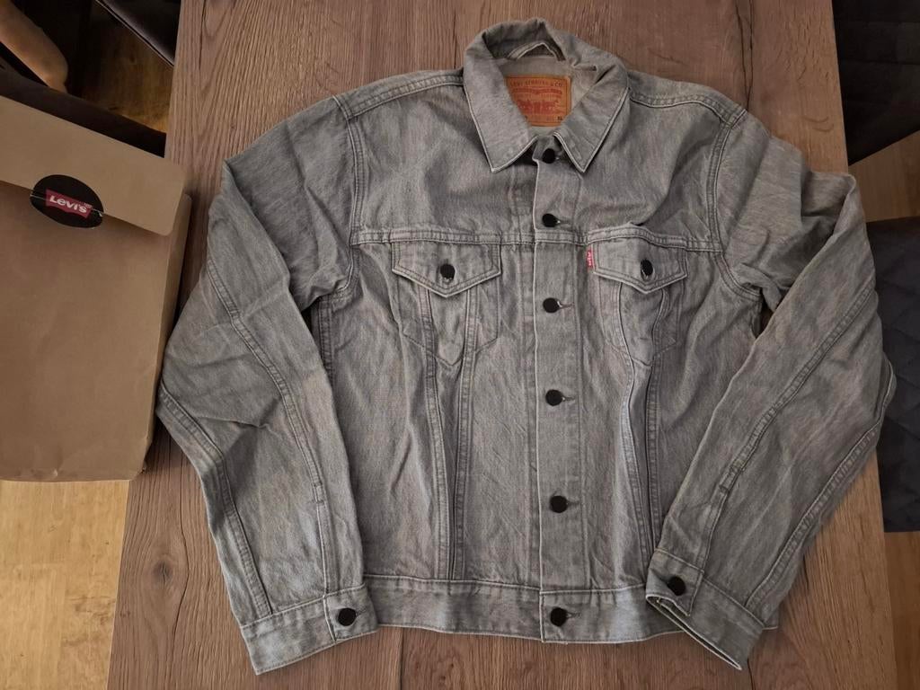 Jeansvest LEVI'S grijs XL, Enlèvement, Comme neuf, Gris