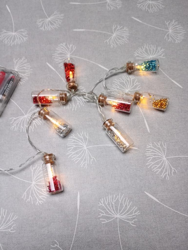Guirlande bouteilles paillettes, Ophalen of Verzenden