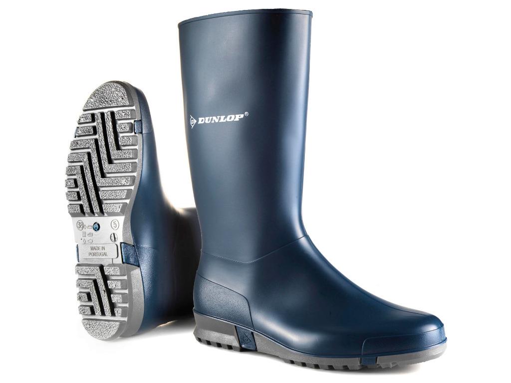 Bottes de pluie bleu foncée 33, Comme neuf, Enlèvement, Dunlop, Bottes