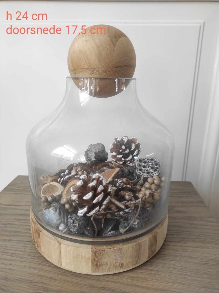 bokaal decoratie, Huis en Inrichting, Ophalen of Verzenden, Zo goed als nieuw