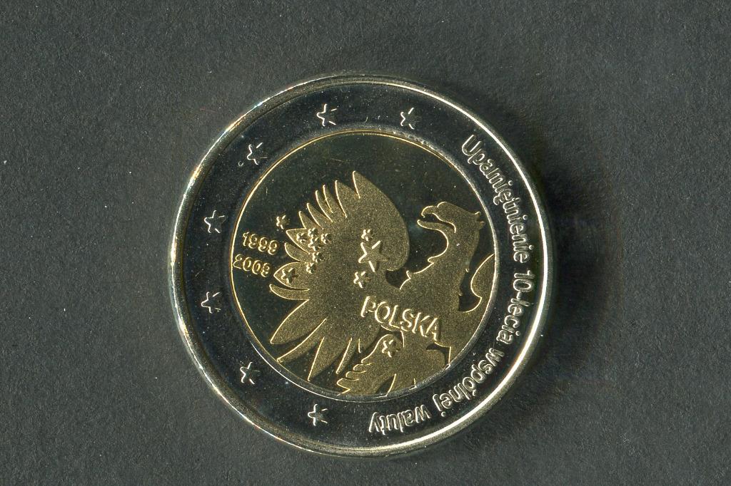 Pologne 1999-2009 proof 10 ans monnaie unique pièce rare, Enlèvement ou Envoi, Autres pays, 2 euros, Série