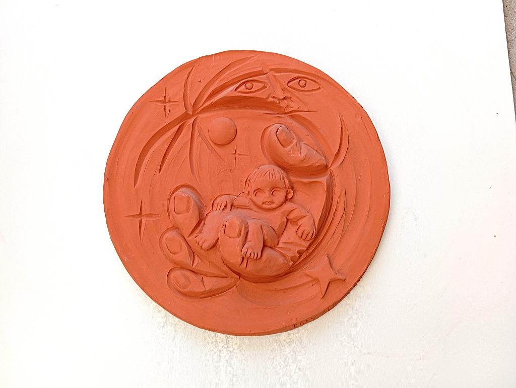 May Claerhout kunstwerk terracotta beeld, Antiek en Kunst, Ophalen of Verzenden