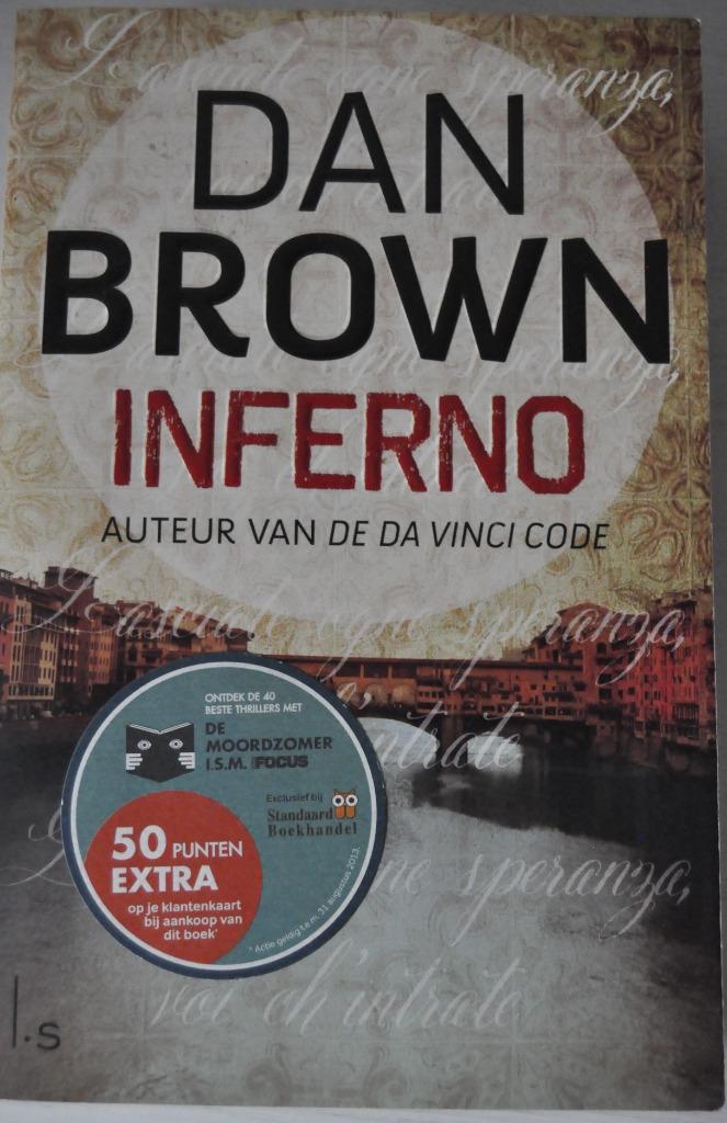 Dan Brown - Inferno (NL), Enlèvement ou Envoi, Comme neuf, Dan Brown, Amérique