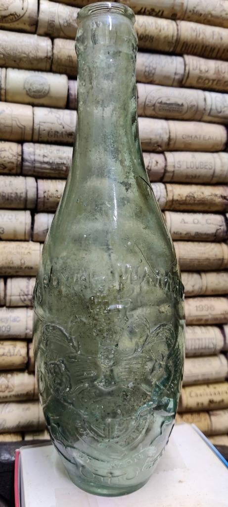 WO1 glazen fles, IDRIS by Royal warrant. sodawater., Enlèvement ou Envoi