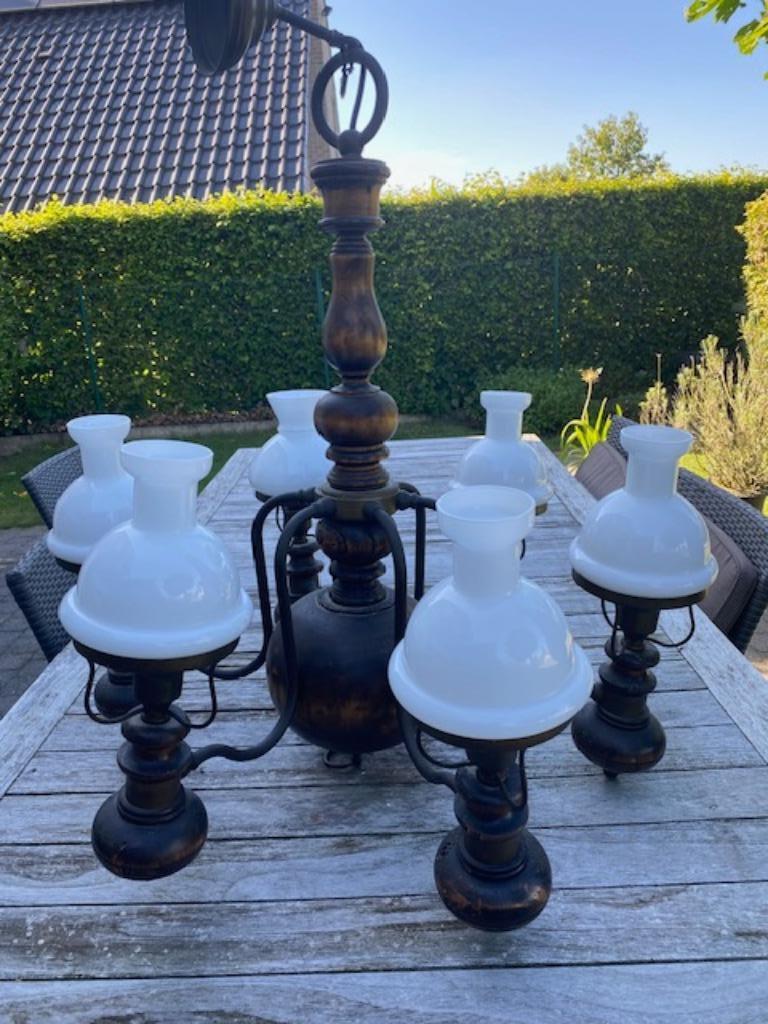 Antieke luchter vintage, Antiek en Kunst, Antiek | Verlichting, Ophalen