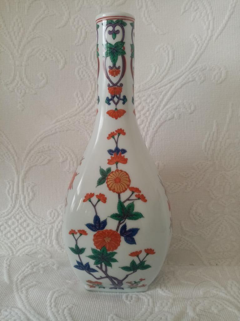 Japanse vaas „Kakiemon” in Arita porselein 70/80 24cm, Antiek en Kunst, Ophalen of Verzenden